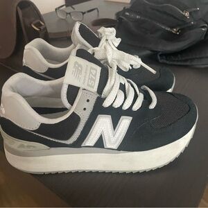New Balance Women's 574+ Platform Sneakers 7.5